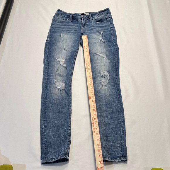 Distressed Blue Jeans - Picture 2 of 5
